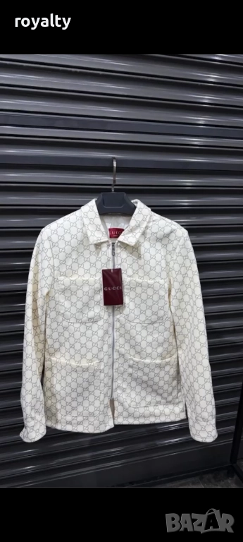 Gucci Бяло Мъжко Палто , снимка 1