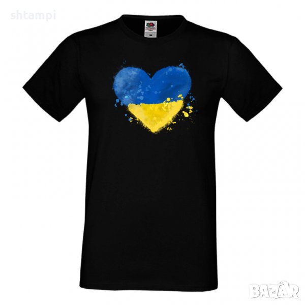 Мъжка тениска Love Ukraine спасете Украйна, спрете войната,, снимка 1