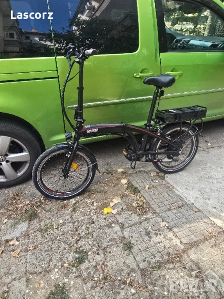 сгъваем електрически велосипед 20 цола, снимка 1