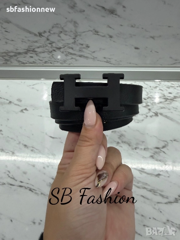 Hermes тънък колан еко кожа, снимка 1