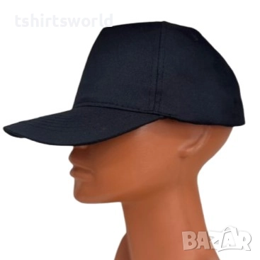 Нова шапка с козирка в черен цвят, снимка 1