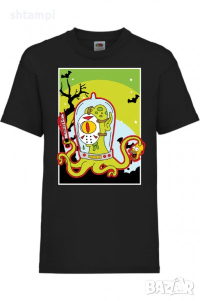 Детска тениска The Simpsons Alien,Halloween,Хелоуин,Празник,Забавление,Изненада,Обичаи,, снимка 1