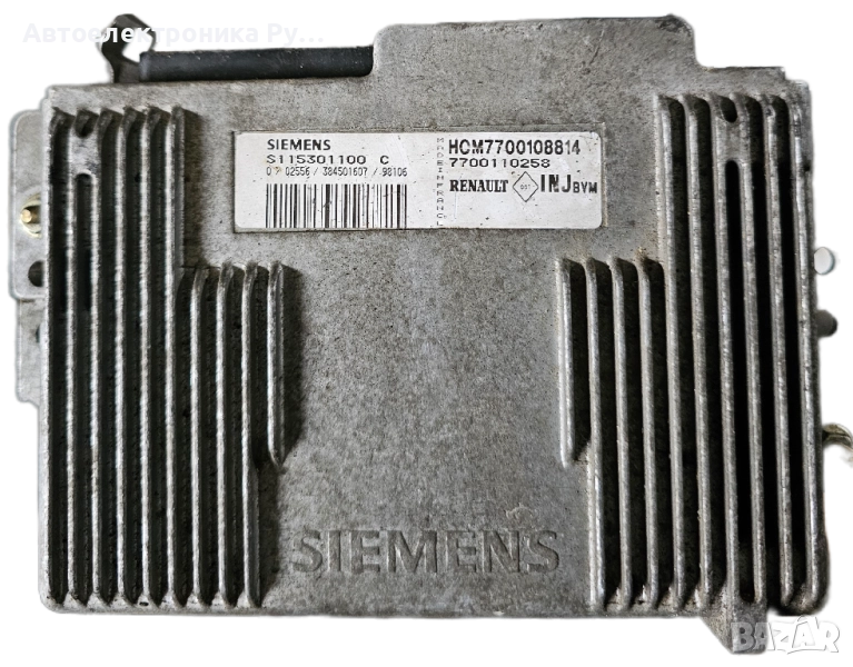 компютър RENAULT CLIO 1.4, S115301100C, S115301100 C, HOM7700108814,, снимка 1