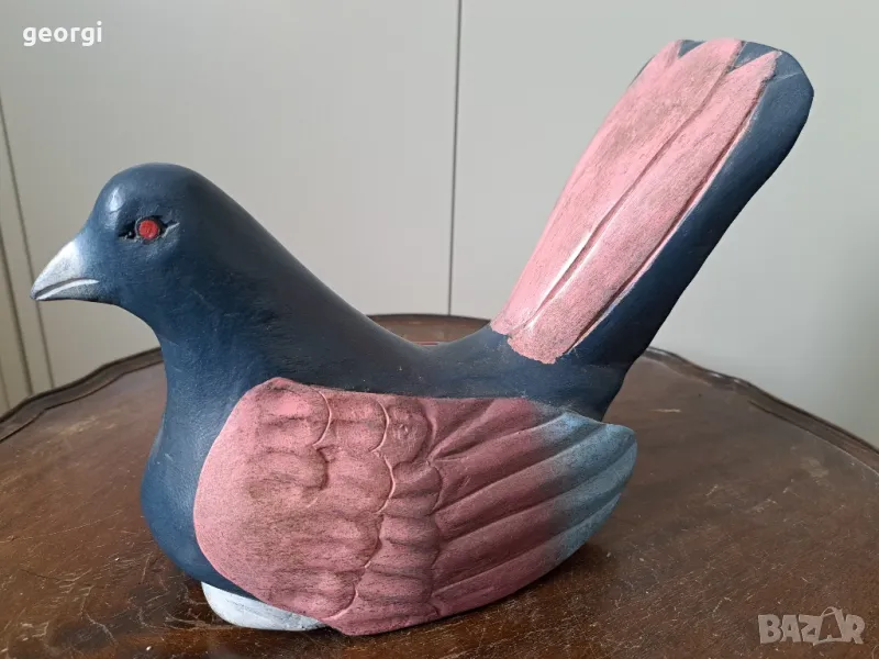 дървена статуетка птица гълъб Gilde   4/1, снимка 1