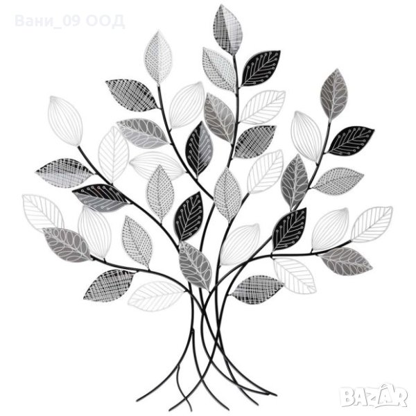 107,3см? Голяма метална декорация за стена, снимка 1