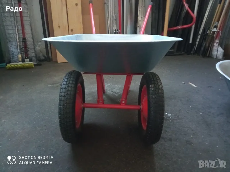 Количка ръчна 65 литра с две колела, снимка 1