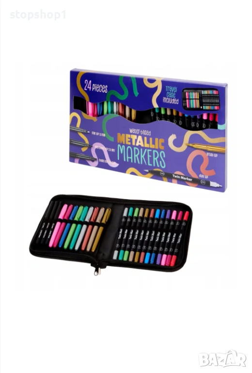 Metallic Markers Комплект маркери CARDSPLITTER, 24бр., снимка 1