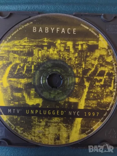 Babyface – MTV Unplugged NYC 1997 - матричен диск музика, снимка 1