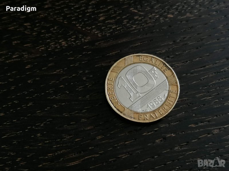 Монета - Франция - 10 франка | 1988г., снимка 1