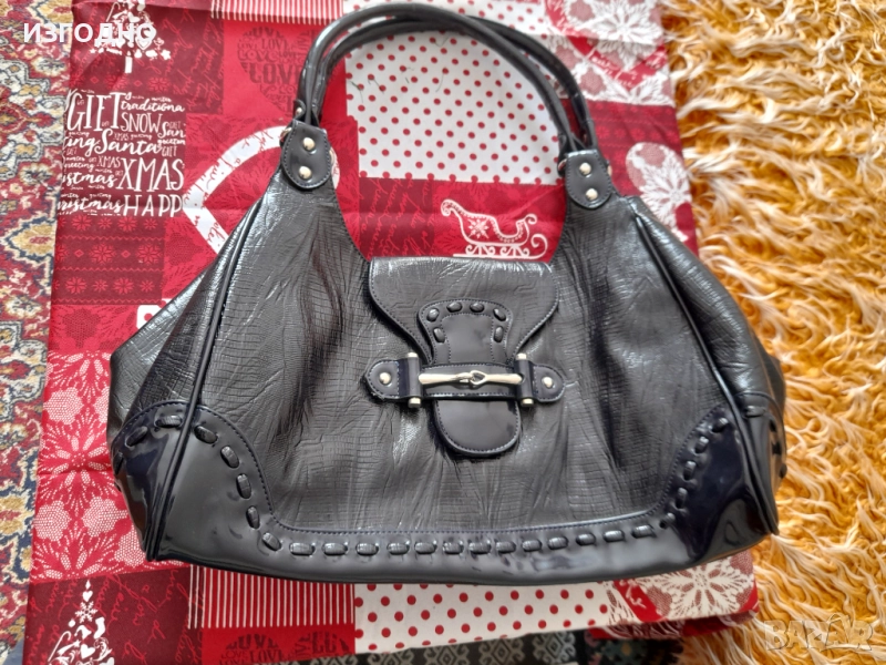 ЗА 12€ ДВЕ ДАМСКИ ЧАНТИ СИНИ , снимка 1