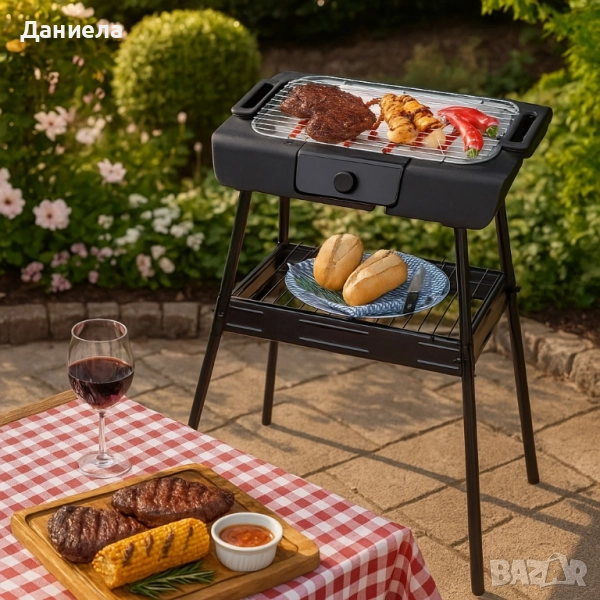 Електрическа скара Royalty Line RL-BGT2000 / RL-SBGT2000, 2000W, снимка 1