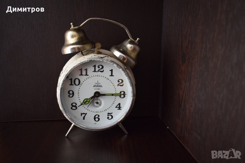 Стар румънски часовник-будилник, снимка 1