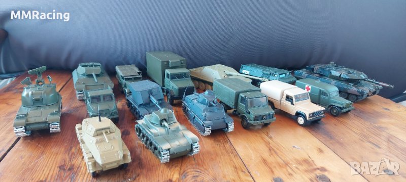 Мащабни танкове и камиони, снимка 1
