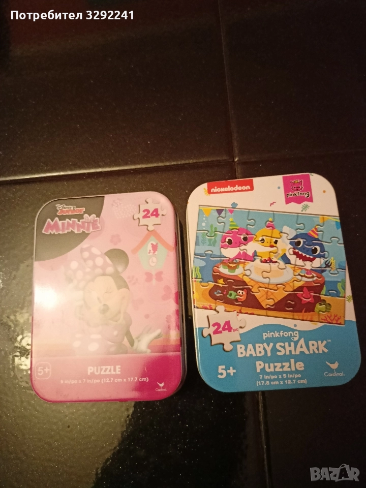 Пъзели Мики Маус и Бейби Шарк , снимка 1