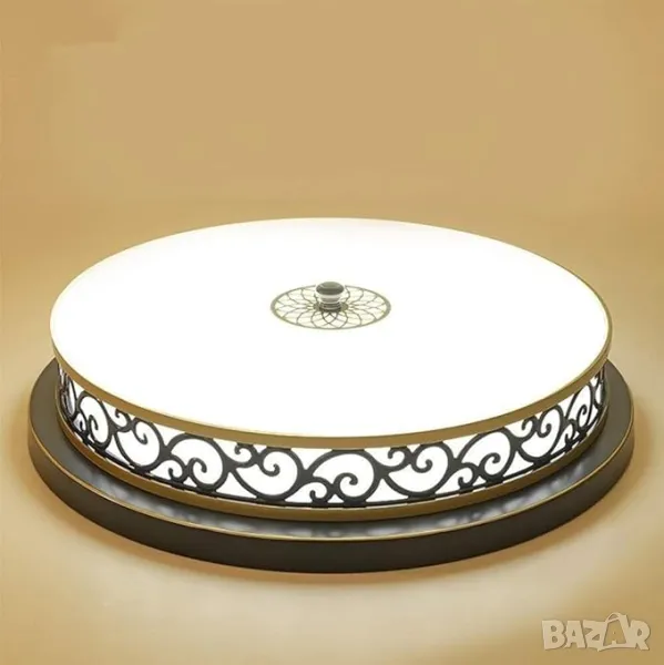 Полилеи, лед LED Антично черно злато Железен детска трапезария спалня, снимка 1