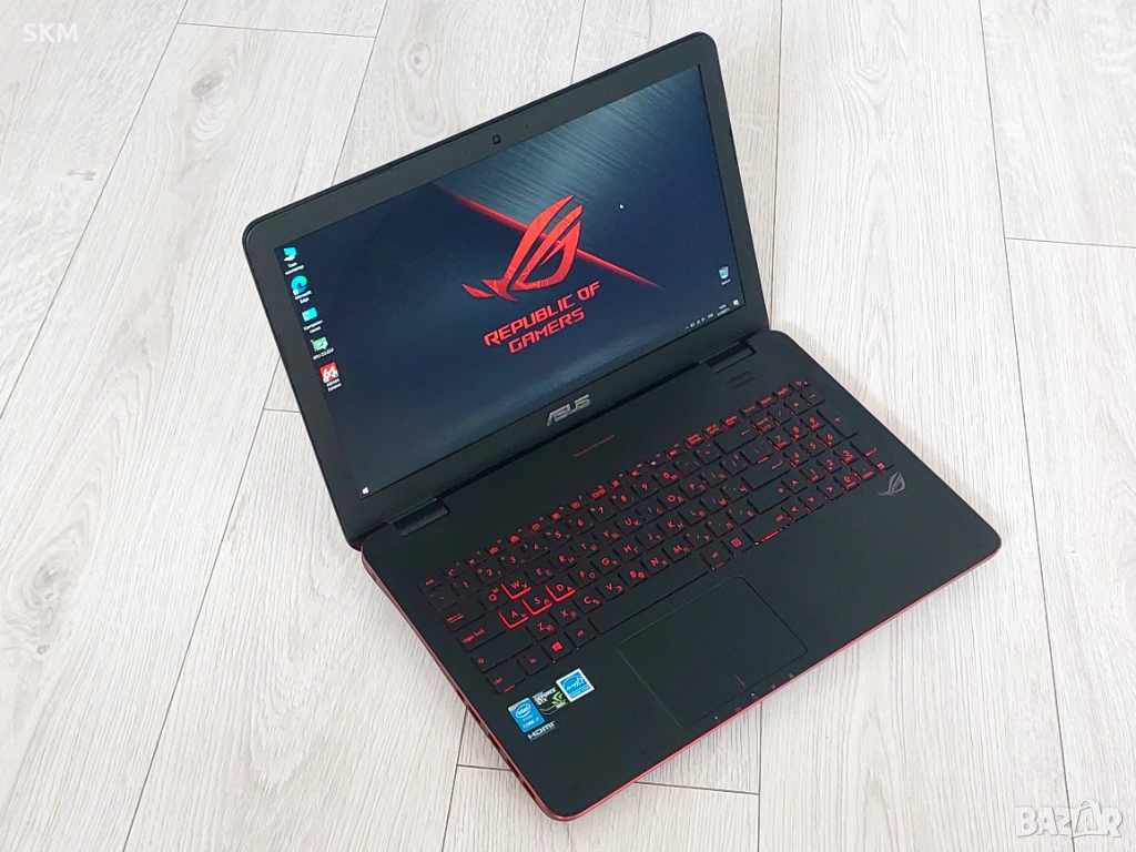 i7|GTX-4GB|1TB SSD|IPS FHD|16RAM лаптоп laptop asus асус rog рог gaming гейминг, снимка 1