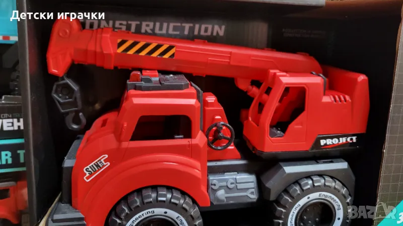 Камион с кран светлини и звуци , снимка 1