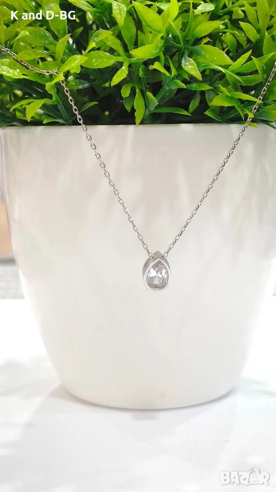 сребърно колие, снимка 1