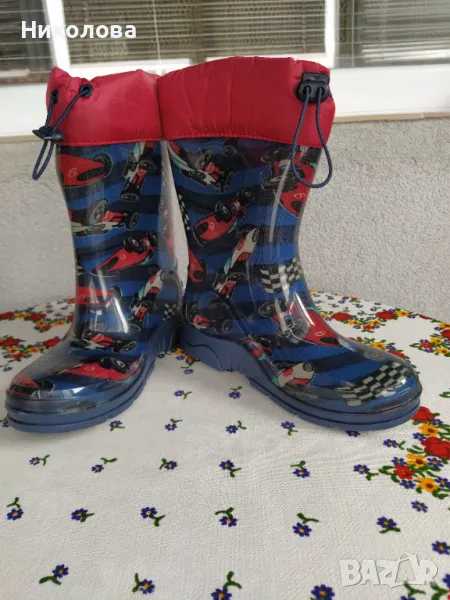 Гумени,непромокаеми ботуши за момче,34номер., снимка 1