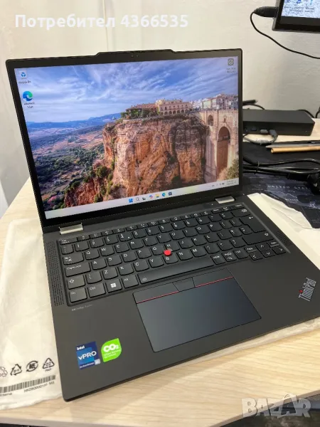 Продавам чисто нов лаптоп Lenovo x13 gen 4, снимка 1