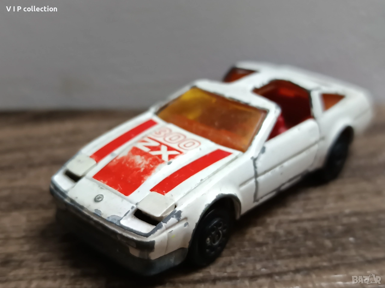Majorette Nissan 300ZX Turbo, 1:62 Scale, No 214 White, RARE, 1980, снимка 1