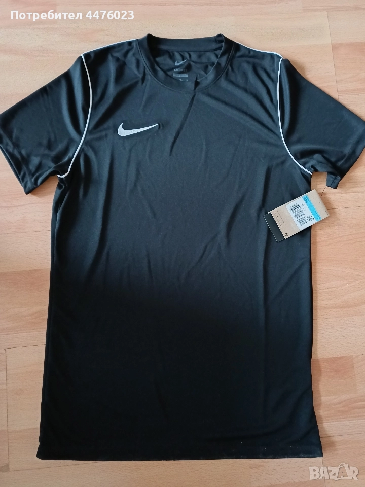 Черна тениска Найк, размер М, снимка 1