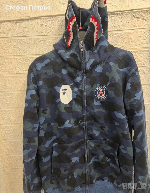 Bape x PSG суичър, снимка 1