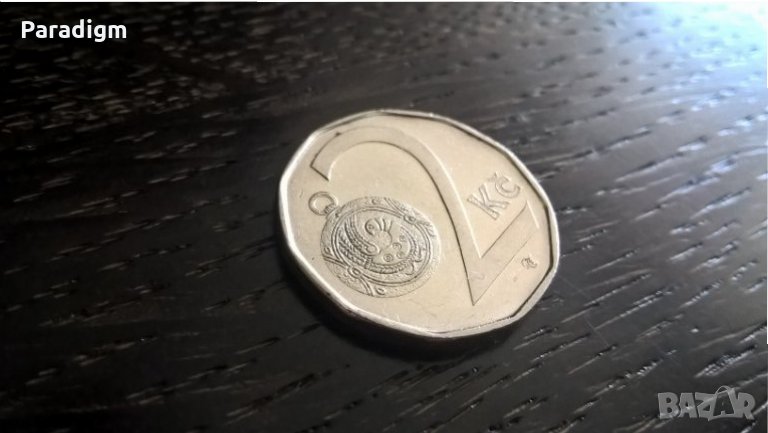 Монета - Чехия - 2 крони | 2001г., снимка 1