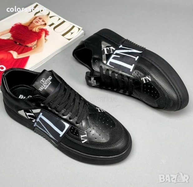 Мъжки черни маратонки  Valentino  код Br344, снимка 1