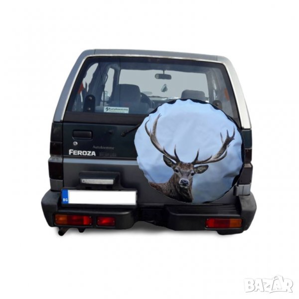 Кожен калъф за резервна гума с ЕЛЕН ( размери за 15" и 16" ), снимка 1