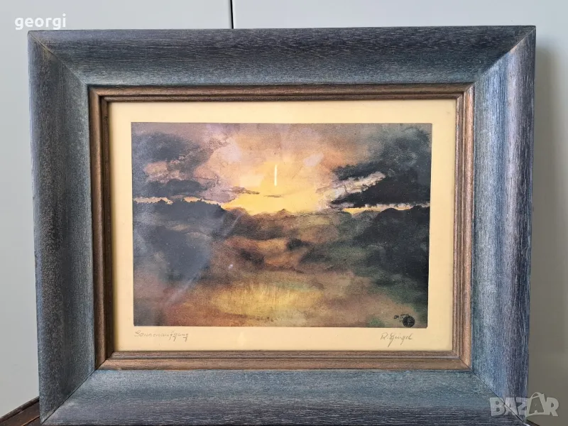 Авторска картина акварел    18/3, снимка 1