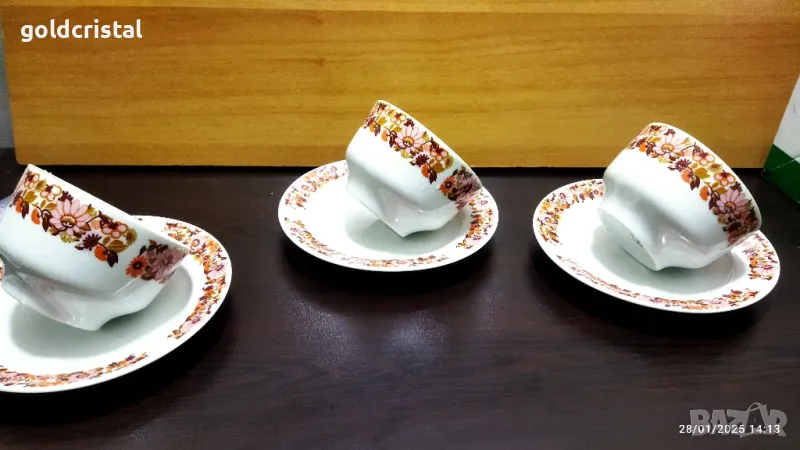 Стар български порцелан купички и чинии, снимка 1