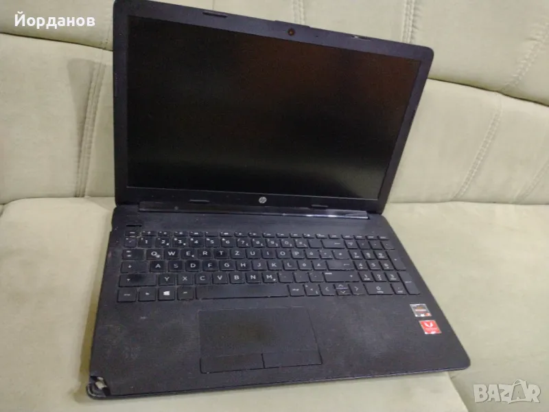 работещ лаптоп HP 15.6'' Led Ryzen 3-2200U цял за ремонт или части, снимка 1