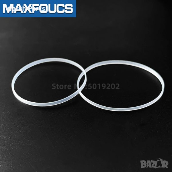 Бяло уплътнение с диаметър 30-39.5 мм височина 1,25 дебелина 0,4 мм за предно стъкло на часовник, снимка 1