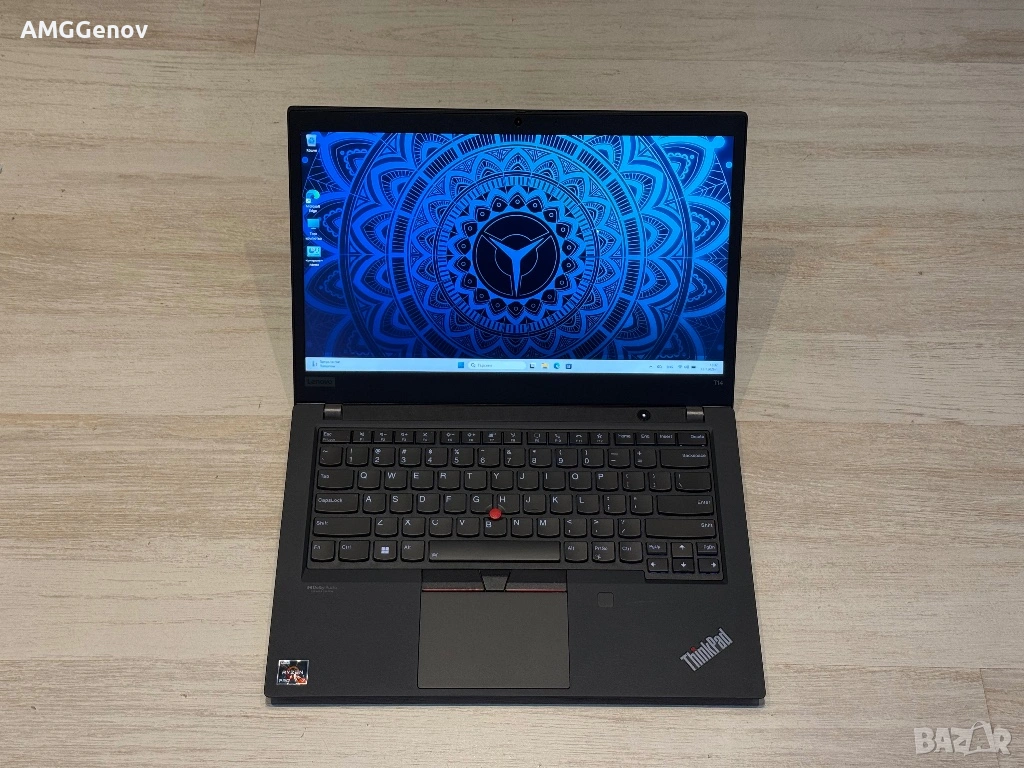 НОВ 14'FHD IPS/Ryzen 7 Pro-5850u/Thinkpad T14 Gen 2/16GB DDR4/512GB, снимка 1