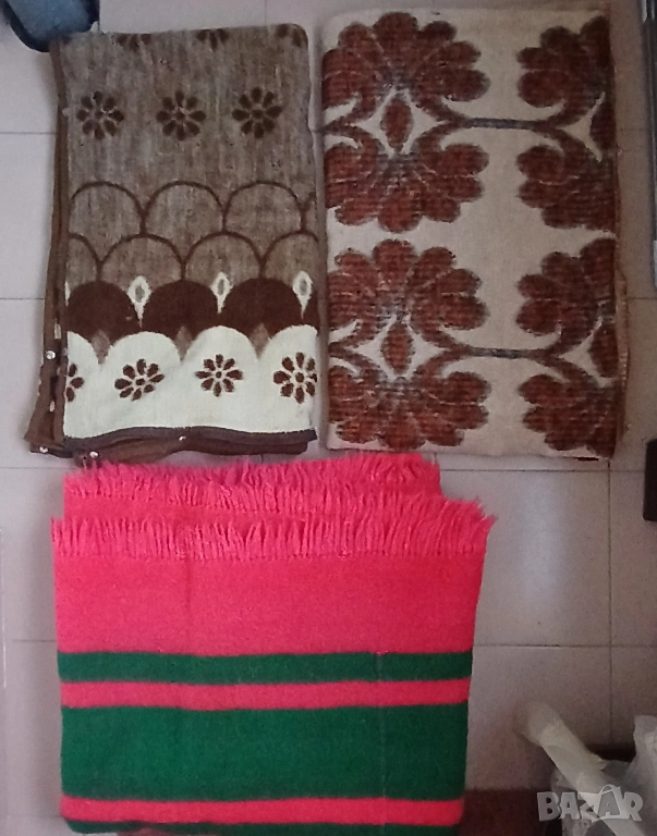 Вълнени двулицеви одеала., снимка 1