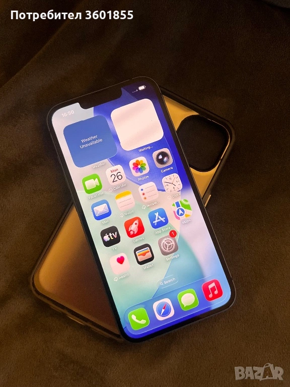 iPhone 13 128GB Blue 89%Батерия, снимка 1