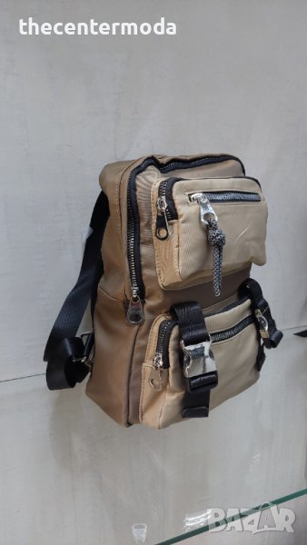 Дамска раница бежова, снимка 1