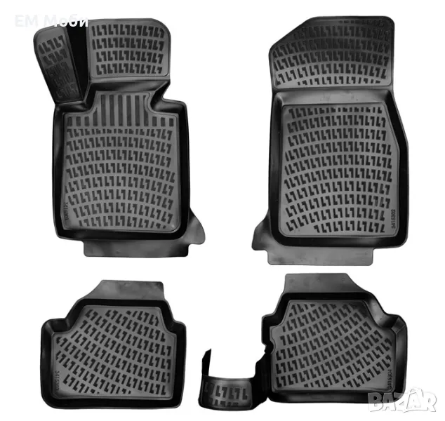 Гумени Стелки Rizline 3D тип Легени К-т 4 части за BMW 1 F20/F21 2011-2019, снимка 1