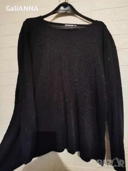 ТУНИКА КАДИФЕ С ЛЕК БЛЕСТЯЩ ЕФЕКТ 3XL-4XL, снимка 1