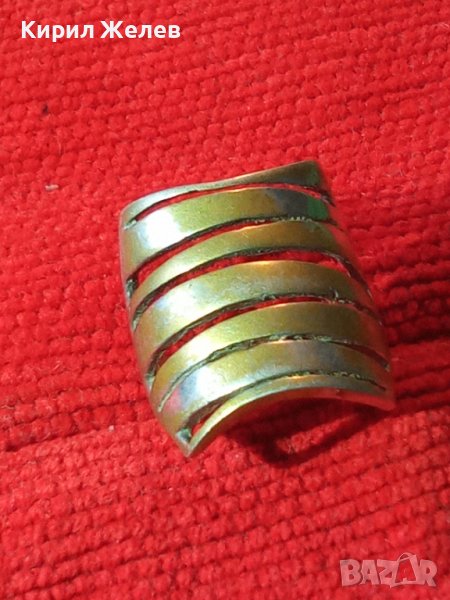 СТАР ВИНТИДЖ СТИЛ СРЕБЪРЕН 925 СРЕБРО ПРЪСТЕН с ПАТИНА 7076, снимка 1