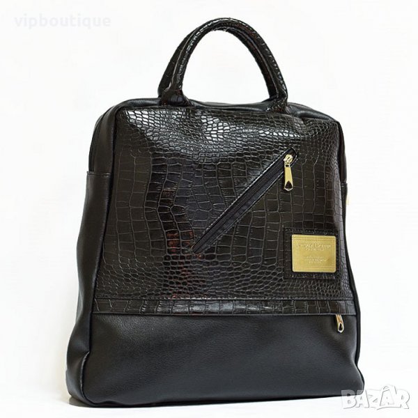 Черна Дамска Раница, снимка 1