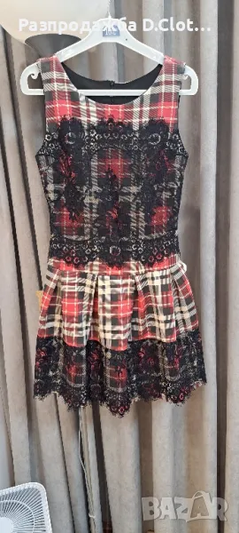 Рокля с дантелаS размер, снимка 1