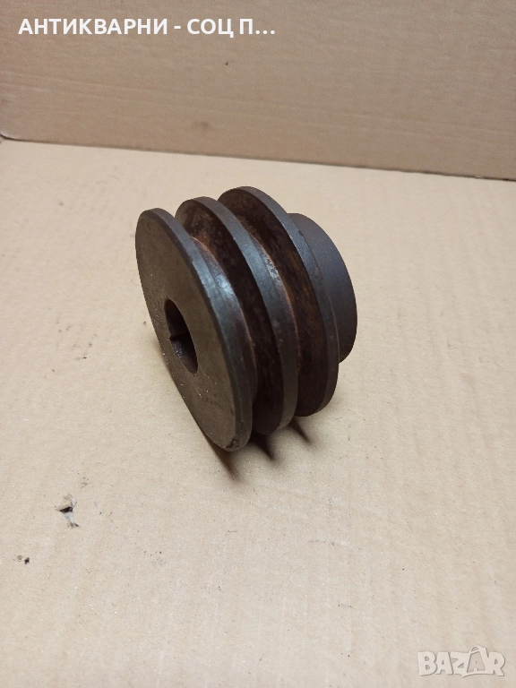 Стара Двуканална Шайба От Соца За Машини Техника 2кг. , снимка 1