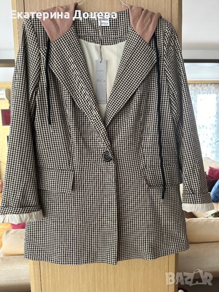 Сако Фетиш с качулка, снимка 1