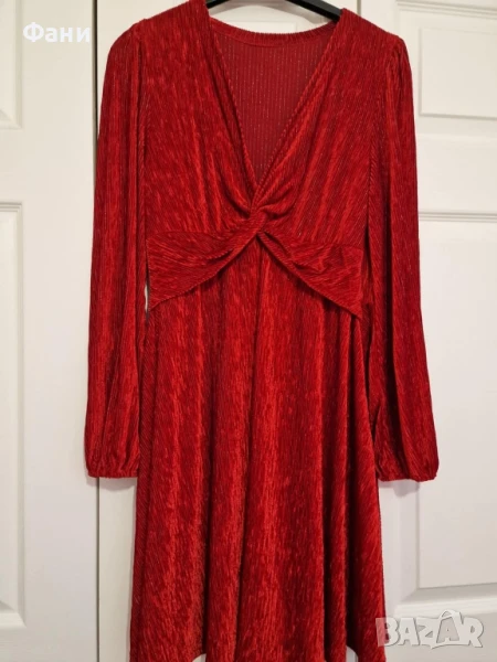 Официална нова червена рокля , снимка 1