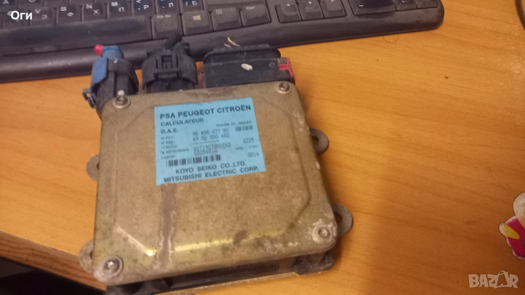 Модул за ел.рейка от Ситроен С3 и С2 96 498 477 80 / 69 00 000 482, снимка 1