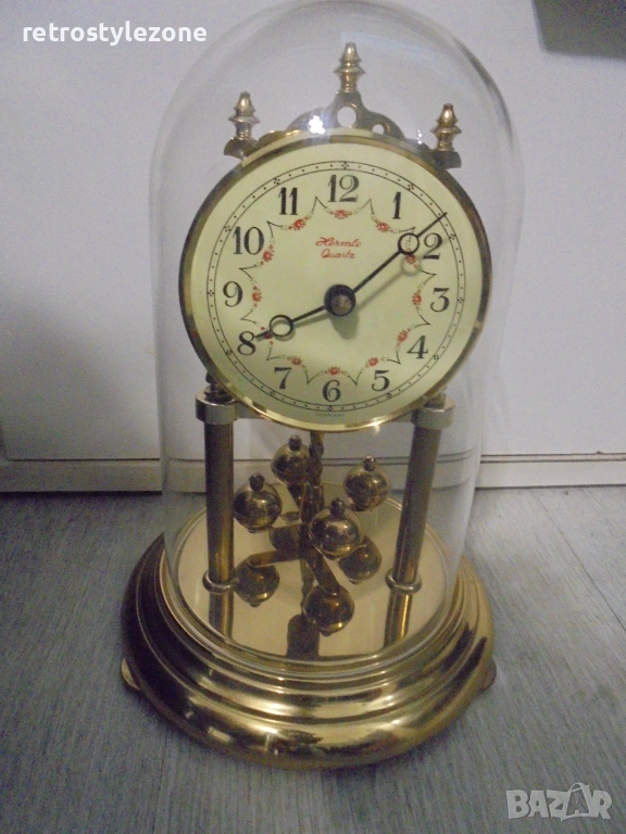 № 8444 Стар часовник - Hermle  Стар настолен германски часовник  - Hermle  , снимка 1