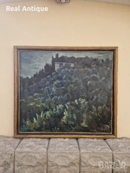 Венко Петров- Пейзаж масло автор платно , снимка 1