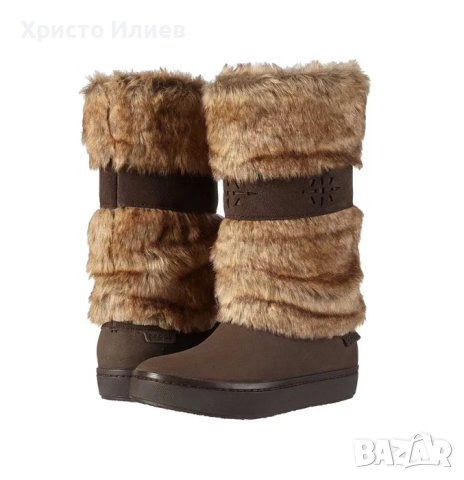 дамски ботуши Crocs Modessa Furry Boot 38 номер Оригинални, снимка 13 - Дамски ботуши - 43353187